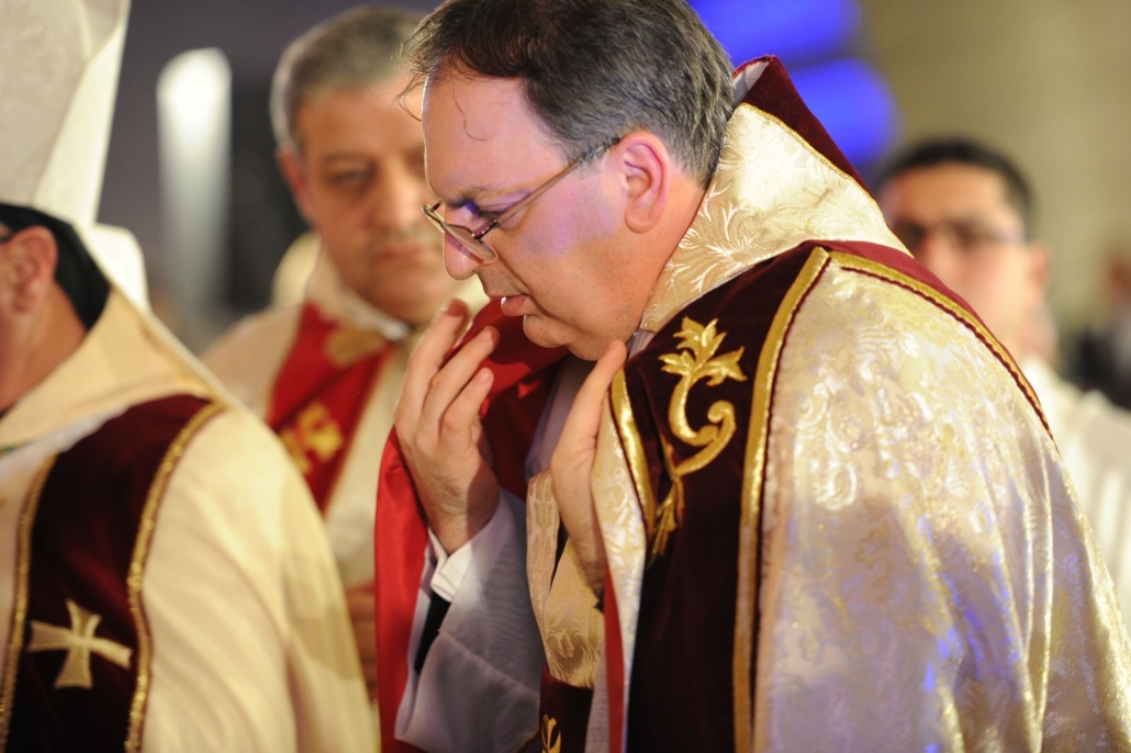 Bishop Paul-Marwan Tabet during his ordination ceremony in Lebanon