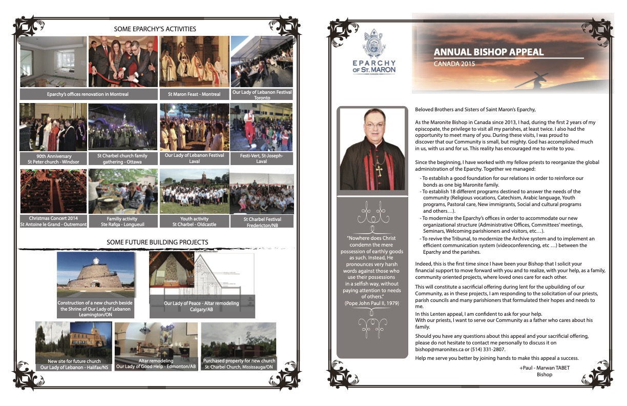 First Bishop's Appeal 2015 document preview